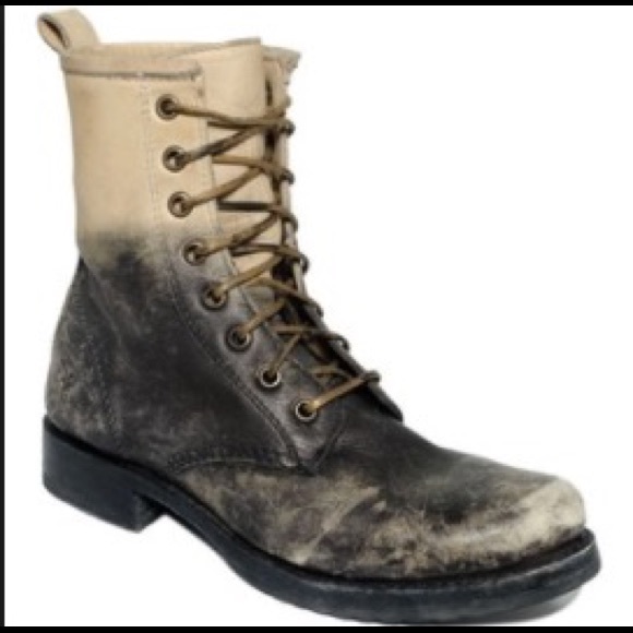 distressed combat boots womens